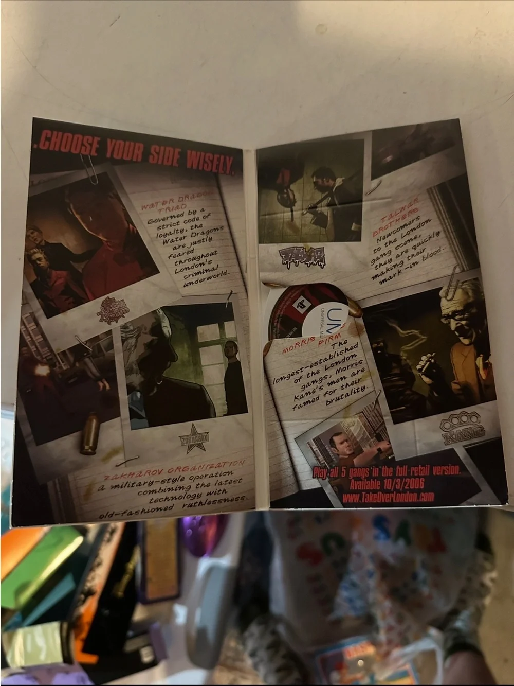 Sony PSP Gangs of London Demo Disc
